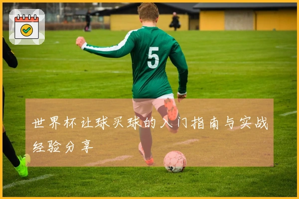 世界杯让球买球的入门指南与实战经验分享